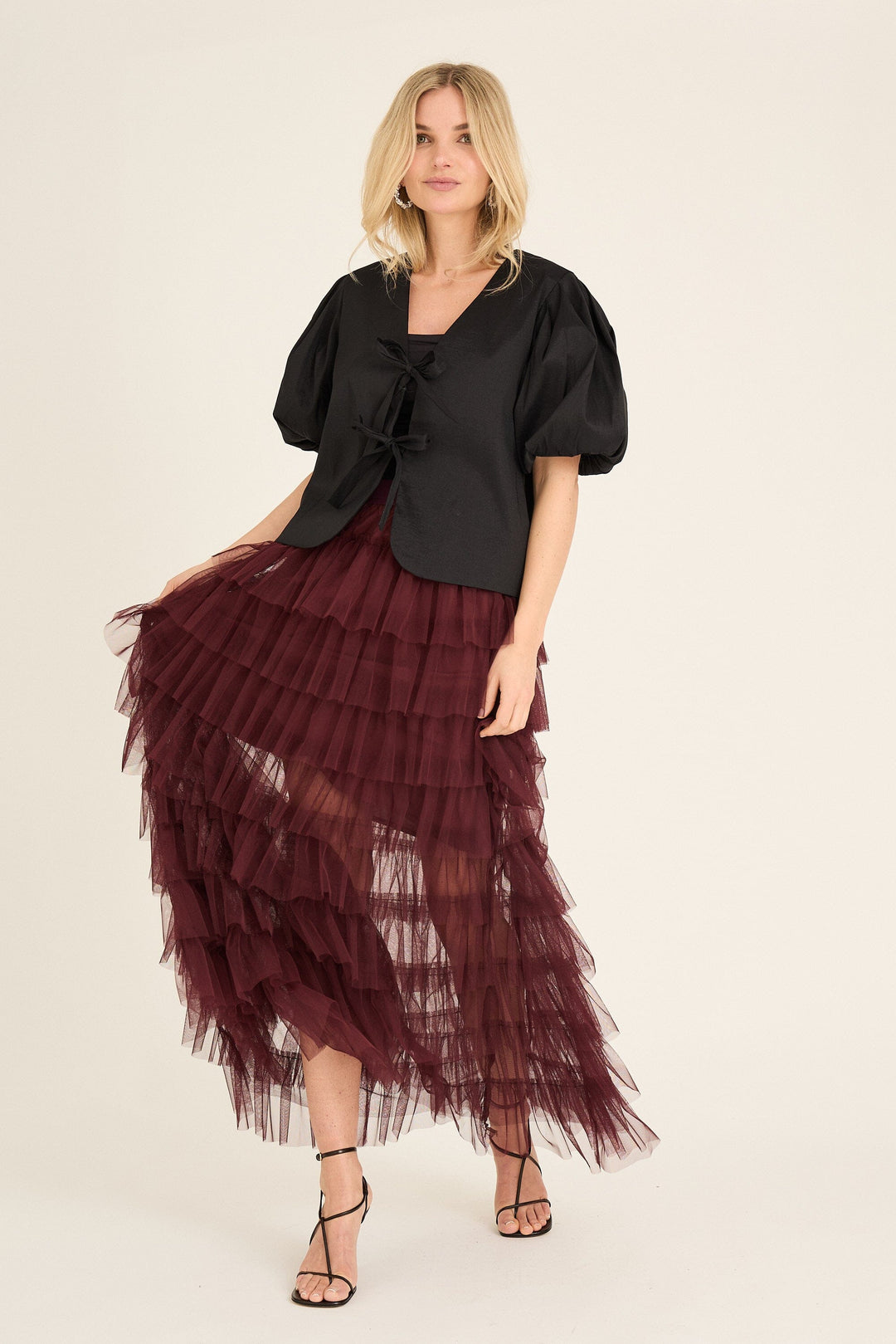 A-View - Miranda Skirt AV4798 - 250 - Burgundy Nederdele 