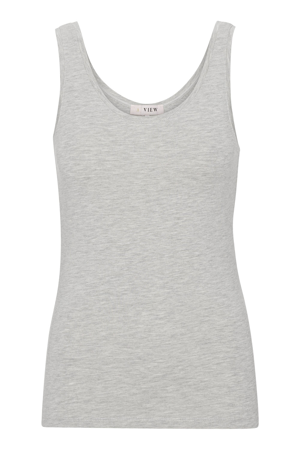 A-VIEW - Stabil Tank Top - 055 Light Grey Melange Toppe 