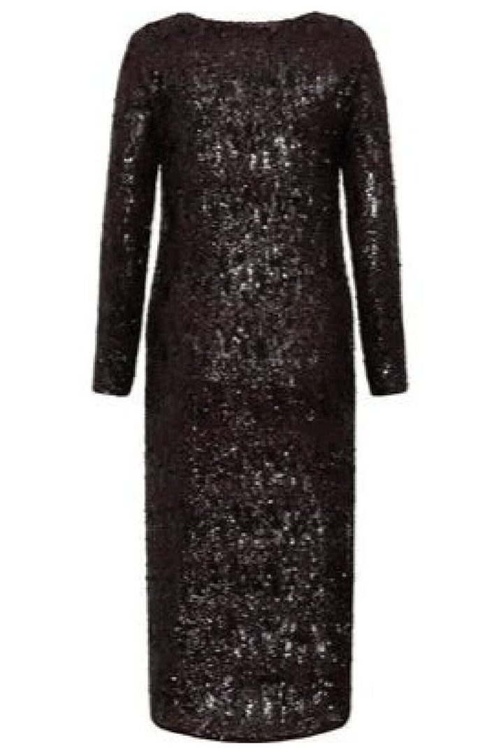 A-View - Valerie Dress AV7010 - 194 - Dark Brown Kjoler 