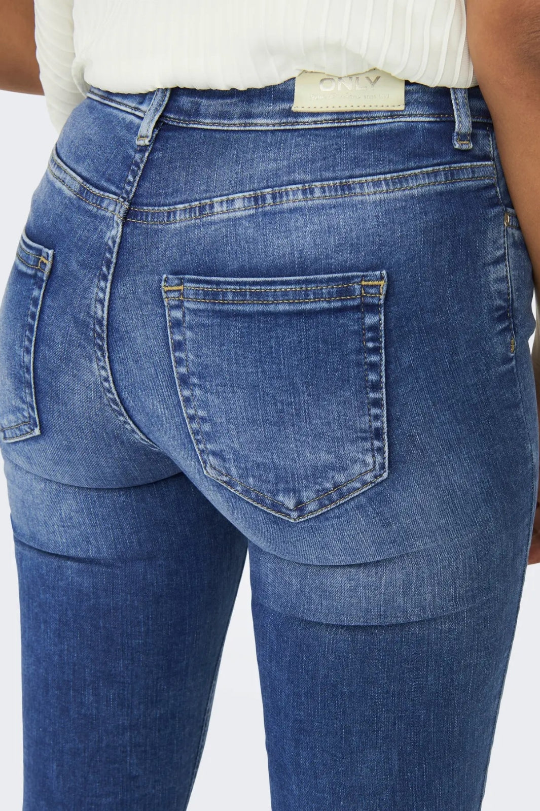 Only - Onlblush Mid Skinny Rea12187 - 3571094 Medium Blue Denim