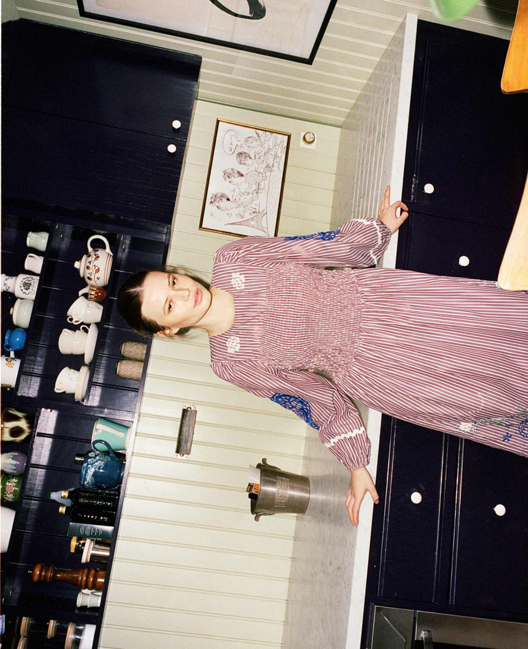Sissel Edelbo - Ivy Dress Se 2021 - Purple Stripes