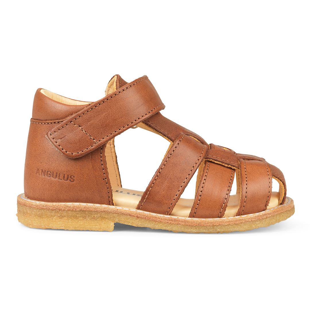 Angulus - Begynder sandal med velcrolukning - 1545 Cognac Sandaler 