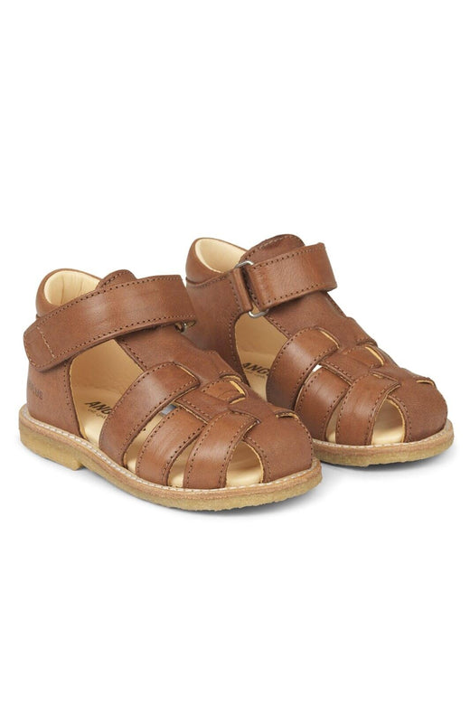 Angulus - Begynder sandal med velcrolukning - 1545 Cognac Sandaler 