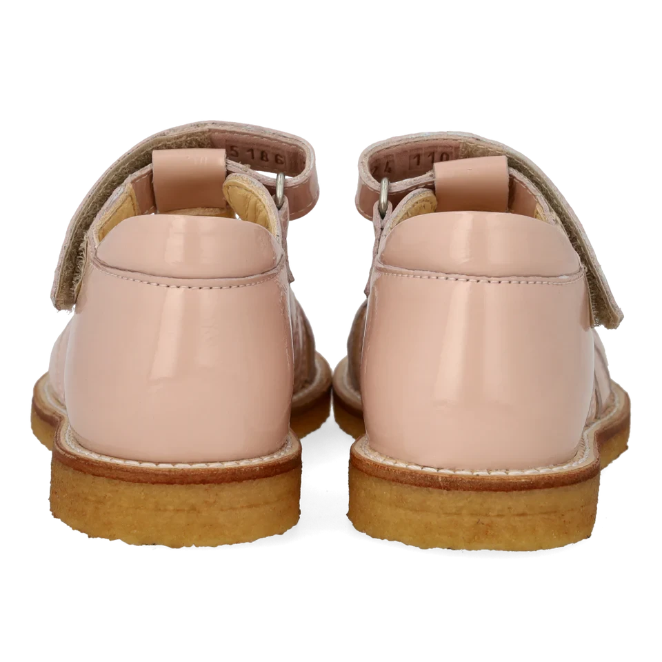 Angulus - Hjertesandal Med Funklende Glitter Hjerte 5186-202 - 3282/3296 Rosebud/pastel Multi Glitter Sandaler 