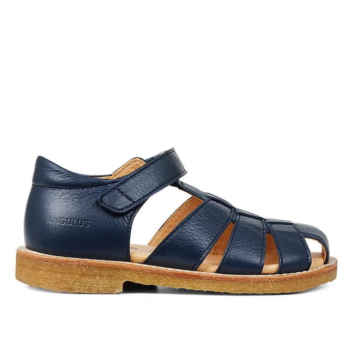 Angulus - Sandal Med Justerbar Velcrolukning 5026-101 - 2585 Navy Sandaler 