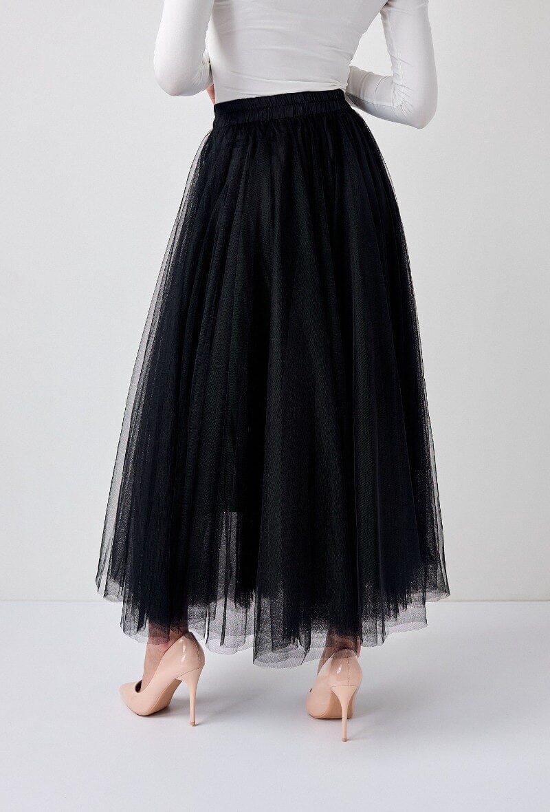 Anobel Copenhagen - Long Tulle Skirt CK08077 - Black