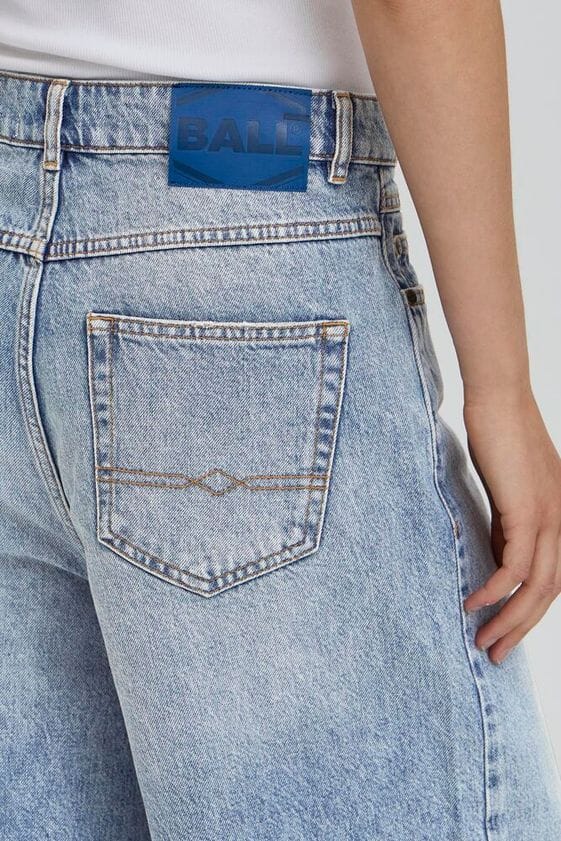 Ball - Basaga Denim Shorts 50408016 - 900005059 - 90S Medium Blue Indiigo Shorts 