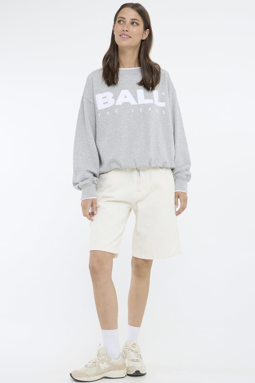 Ball - Basimona Sweat 50405055 - 204054 Medium Grey Melange