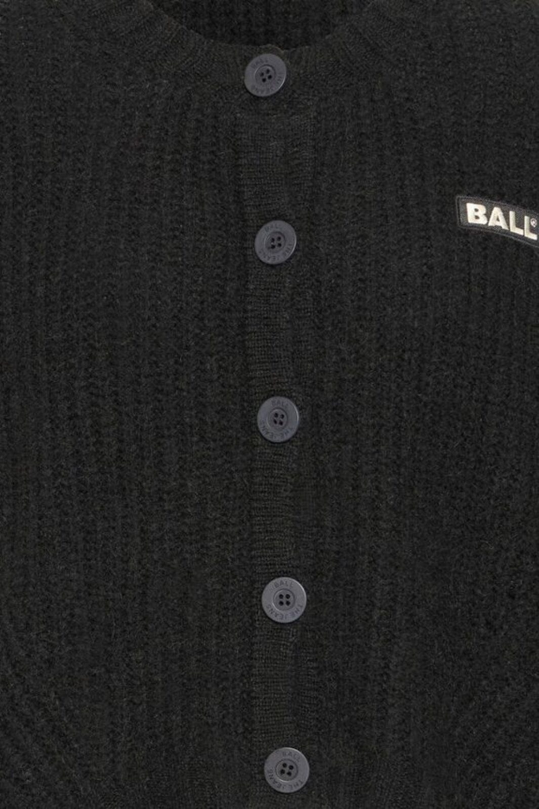 Ball - Bastacy Rib Cardigan 50405351 - 193911 - Black