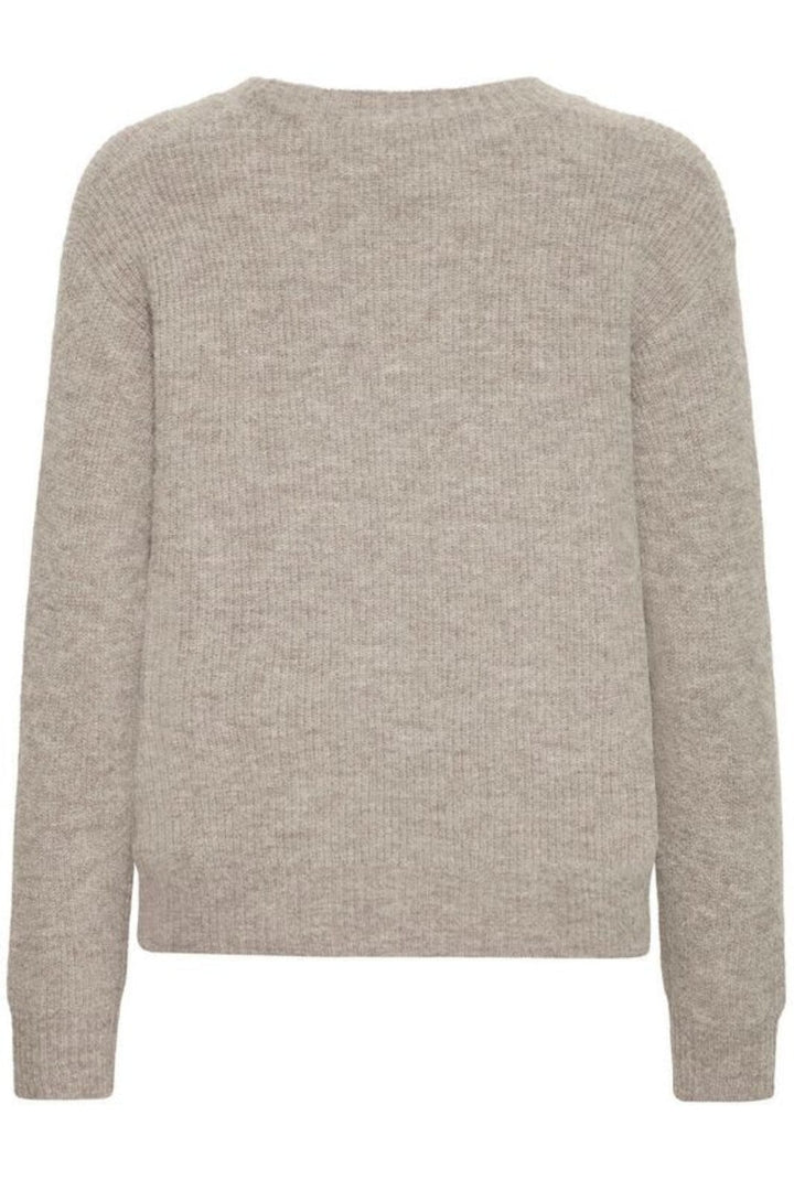 Ball - Bastacy Rib Logo Pullover 50405353 - 160205 - Vintage Khaki