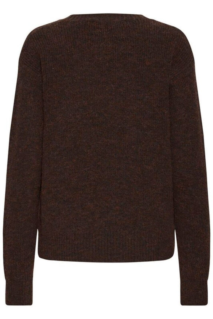 Ball - Bastacy Rib Logo Pullover 50405353 - 190915 - Coffee Bean