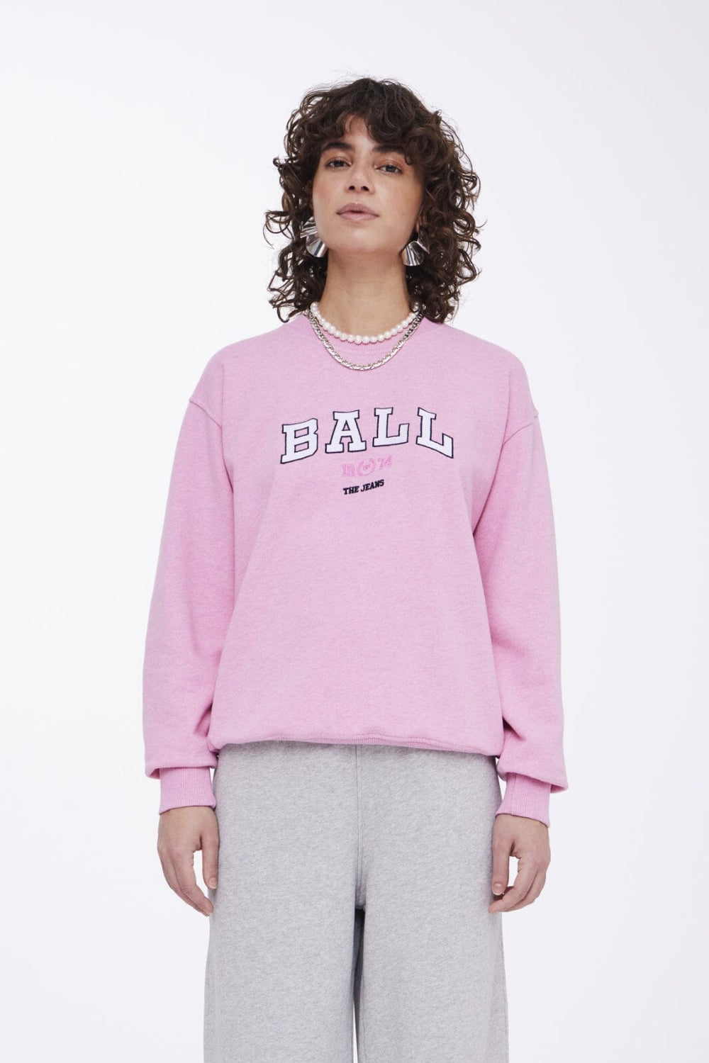 Ball - L. Taylor Sweatshirt - 1621261 Pink Melange Sweatshirts 
