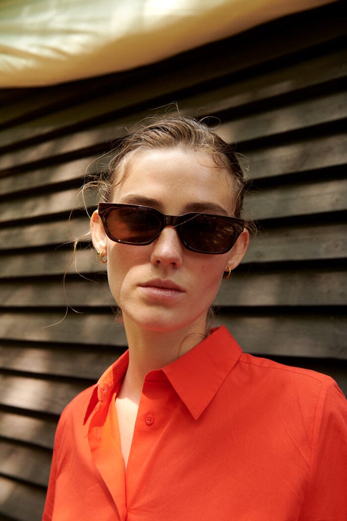Basic Apparel - Silje Ss Shirtba416-21 - 753 Grenadine