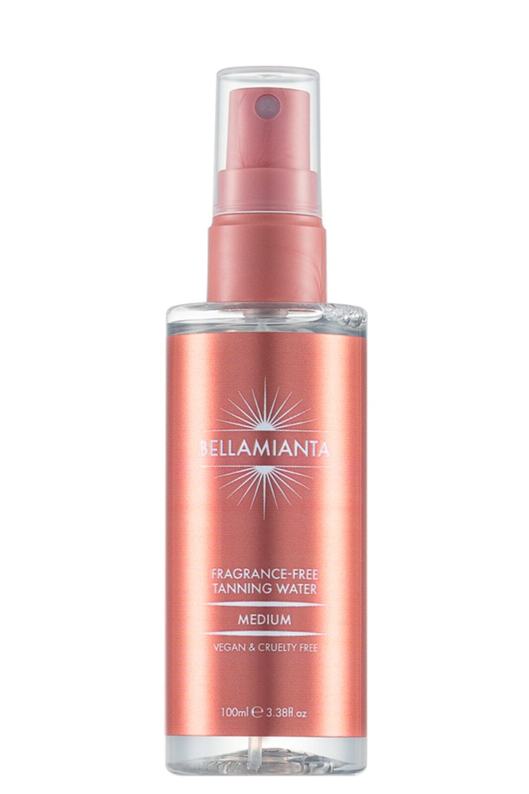 Bellamianta - Fragrance Free Tanning Water - Medium Selvbruner 
