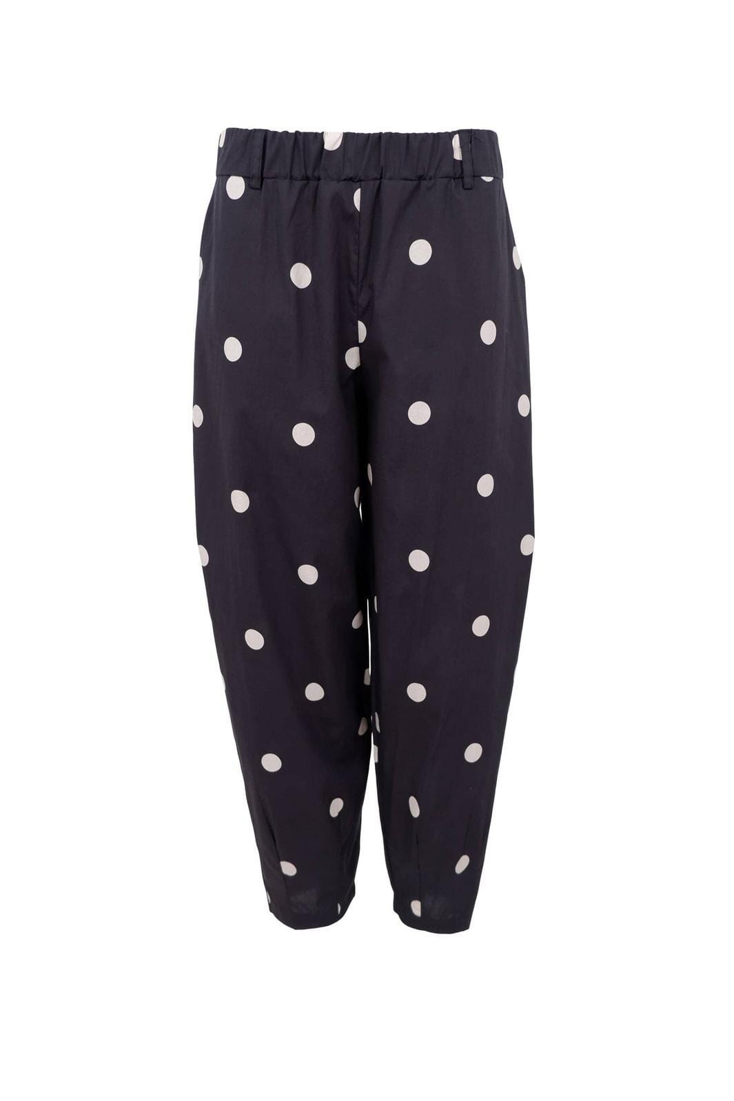 Black Colour - Bcabbie Barrel Pant 40977 - Black Dot Bukser 