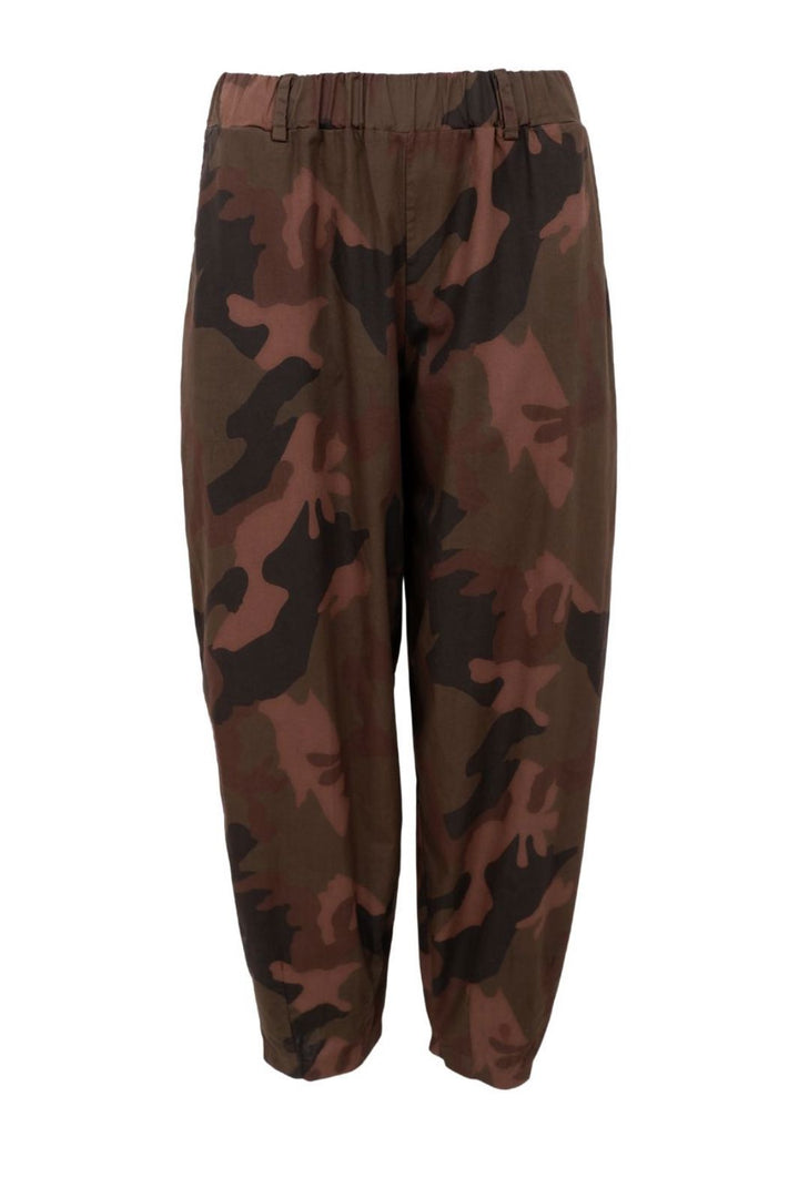 Black Colour - Bcabbie Barrel Pant 40977 - Brown Camou Bukser 