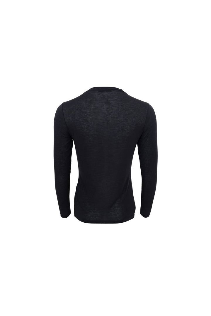 Black Colour - Bcalba Ls Tee 41260 - Shirts,Mesh & Basic Blouses - Coffee Solid