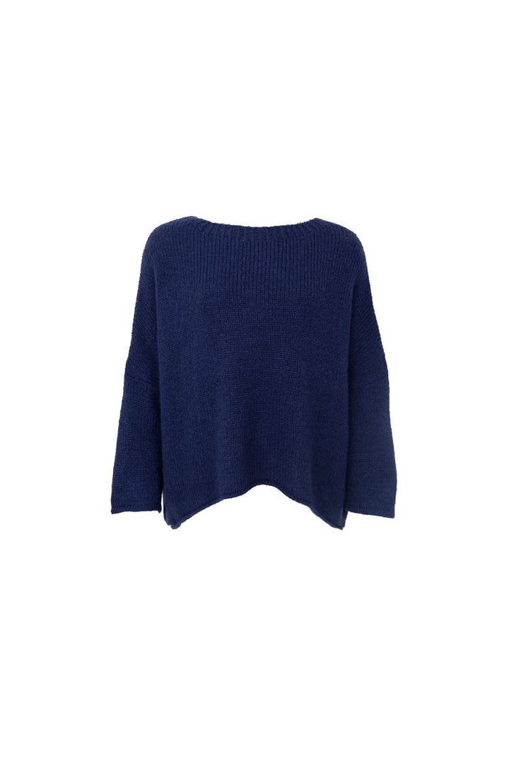 Black Colour - Bcalessia Knit Jumper 1191 - Navy