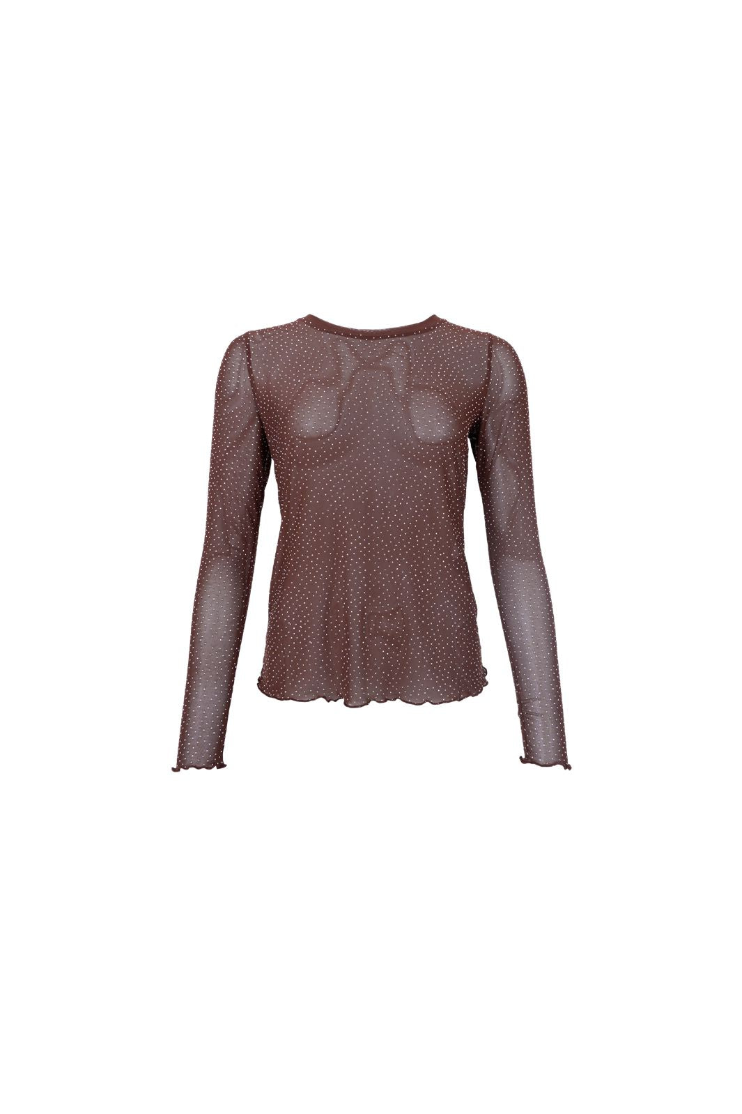 Black Colour - Bcalexis Blouse W/Stones 40746 - Shirts,Mesh & Basic Blouses - Hunter Green
