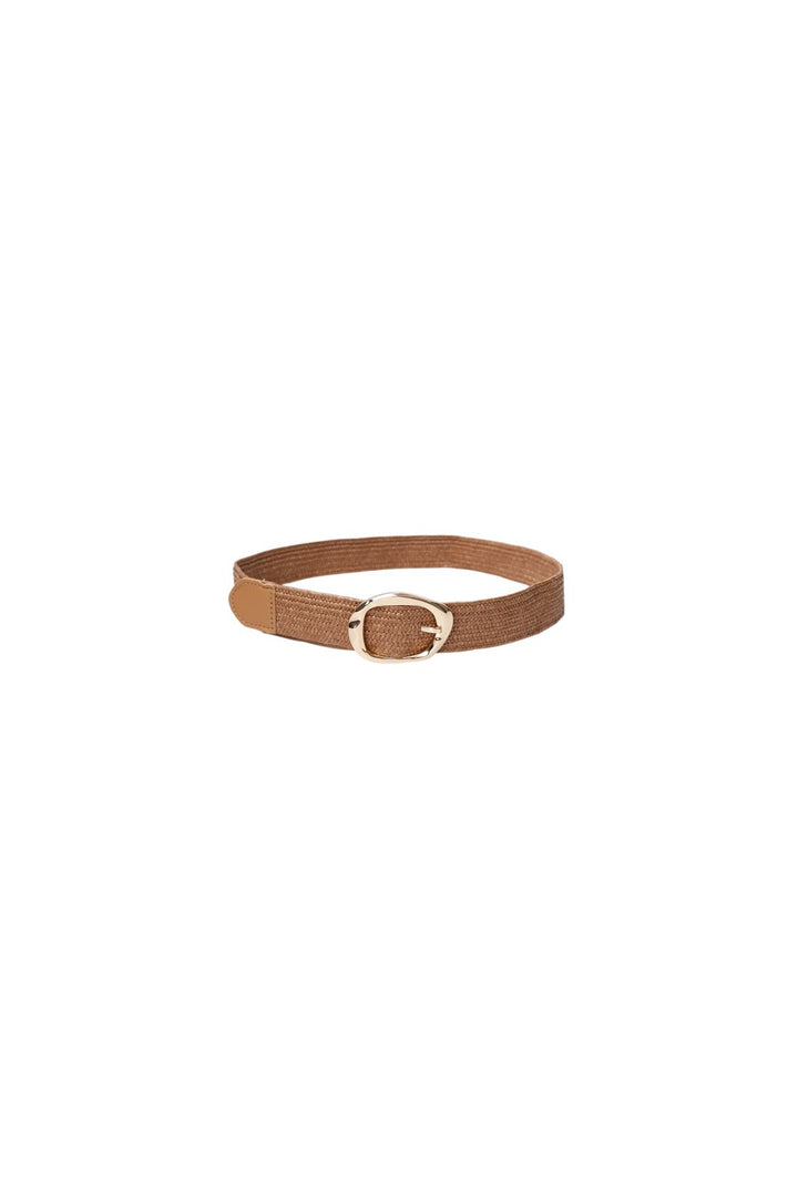 Black Colour - Bcalf Waist Belt 10325 - Camel