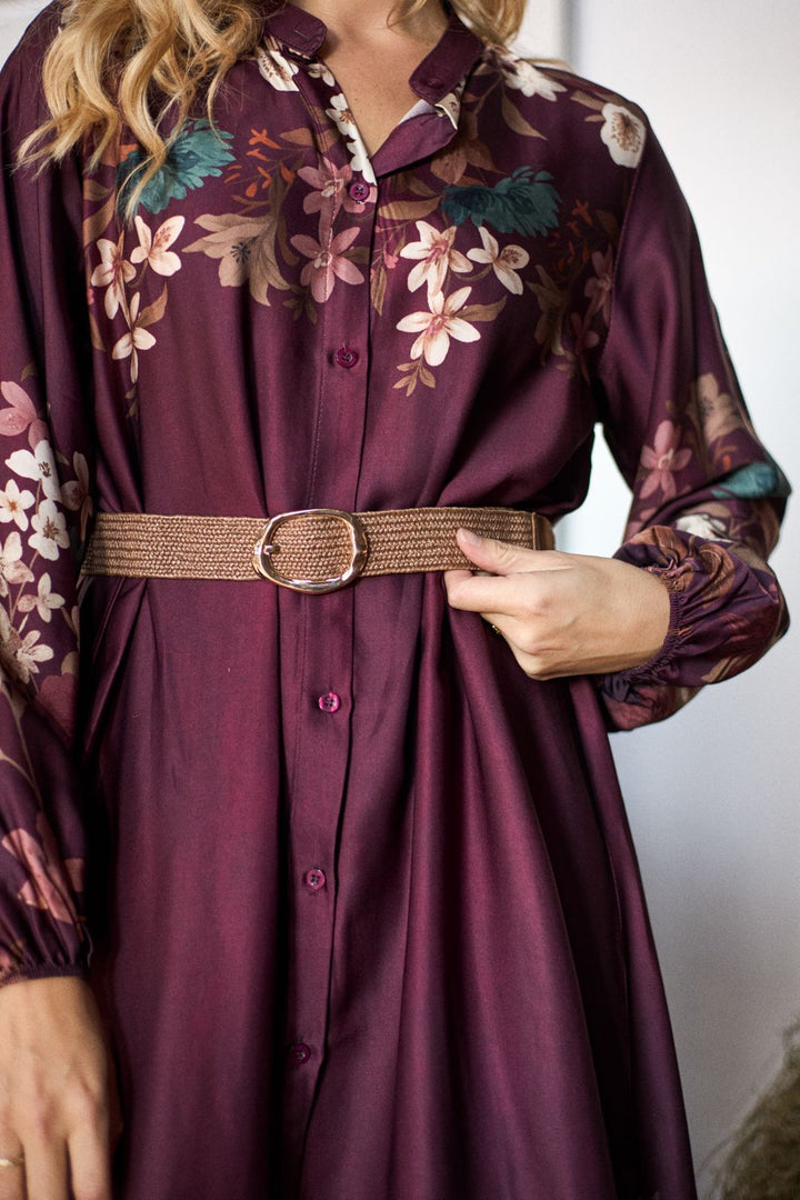 Black Colour - Bcalf Waist Belt 10325 - Camel