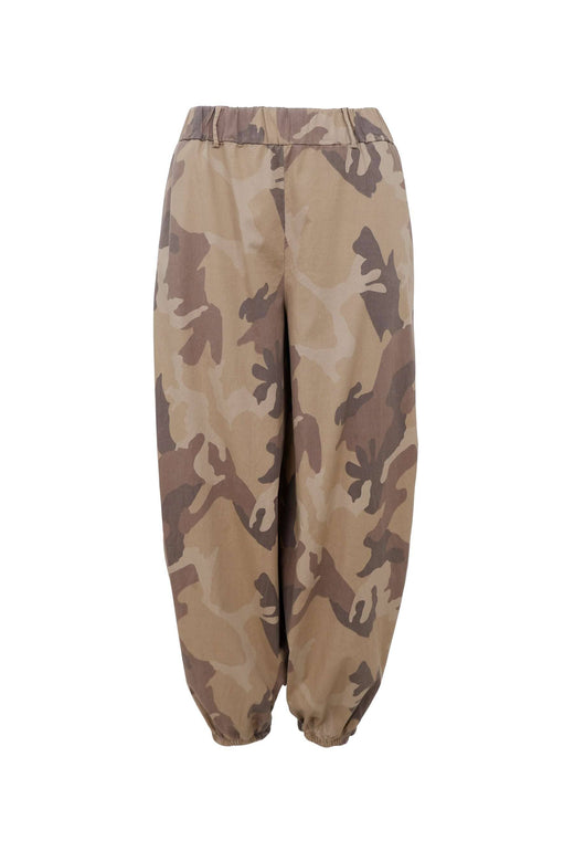 Black Colour - Bcally Balloon Pant 41202 - Brown Camouflage Bukser 