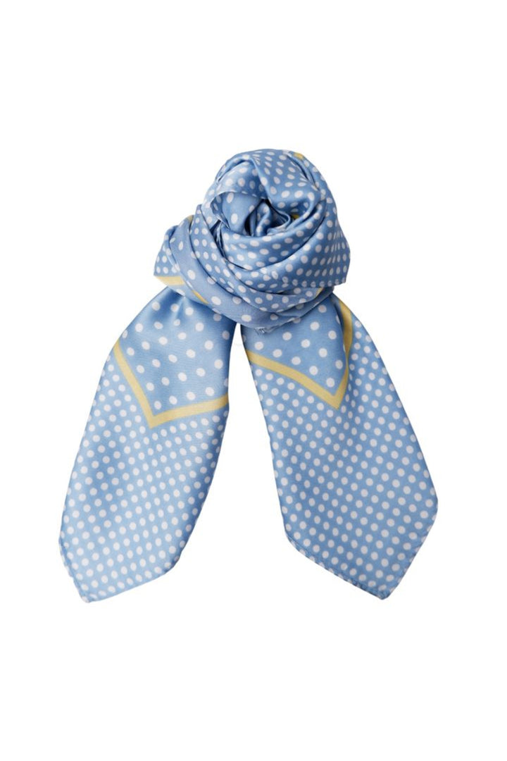 Black Colour - Bcamarin Mini Scarf 3668 - Lt. Blue