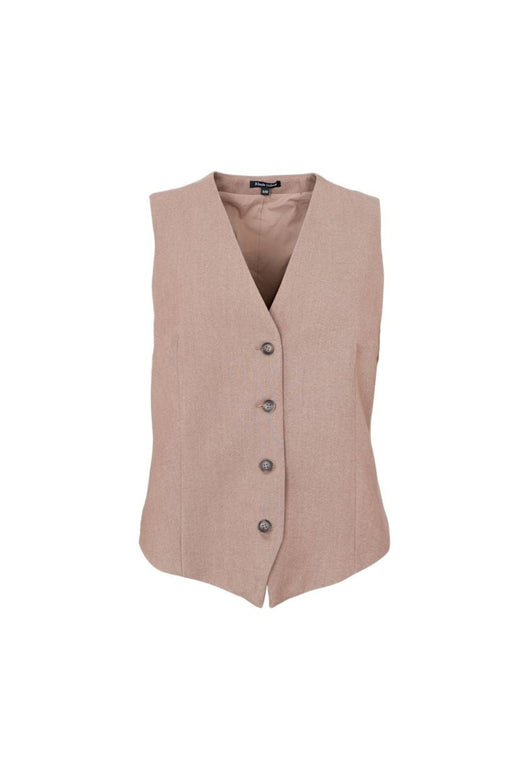 Black Colour - Bcamina Tailored Vest 41237 - Latte
