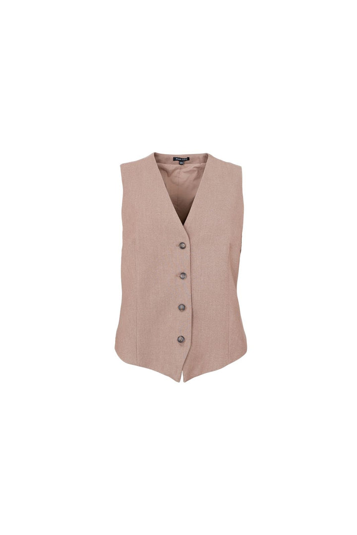Black Colour - Bcamina Tailored Vest 41237 - Latte