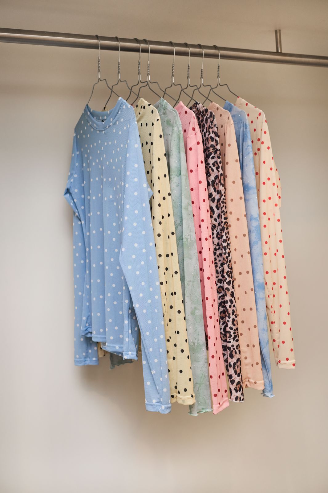 Black Colour - Bcannie Mesh Blouse 3846 - Shirts - Rose Dot