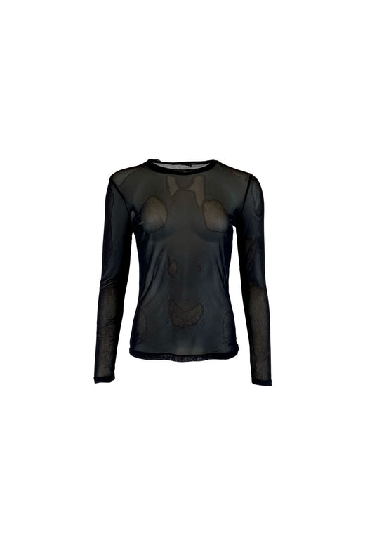 Black Colour - Bcannie Mesh Blouse 3846 - Shirts,Mesh & Basic Blouses - Black