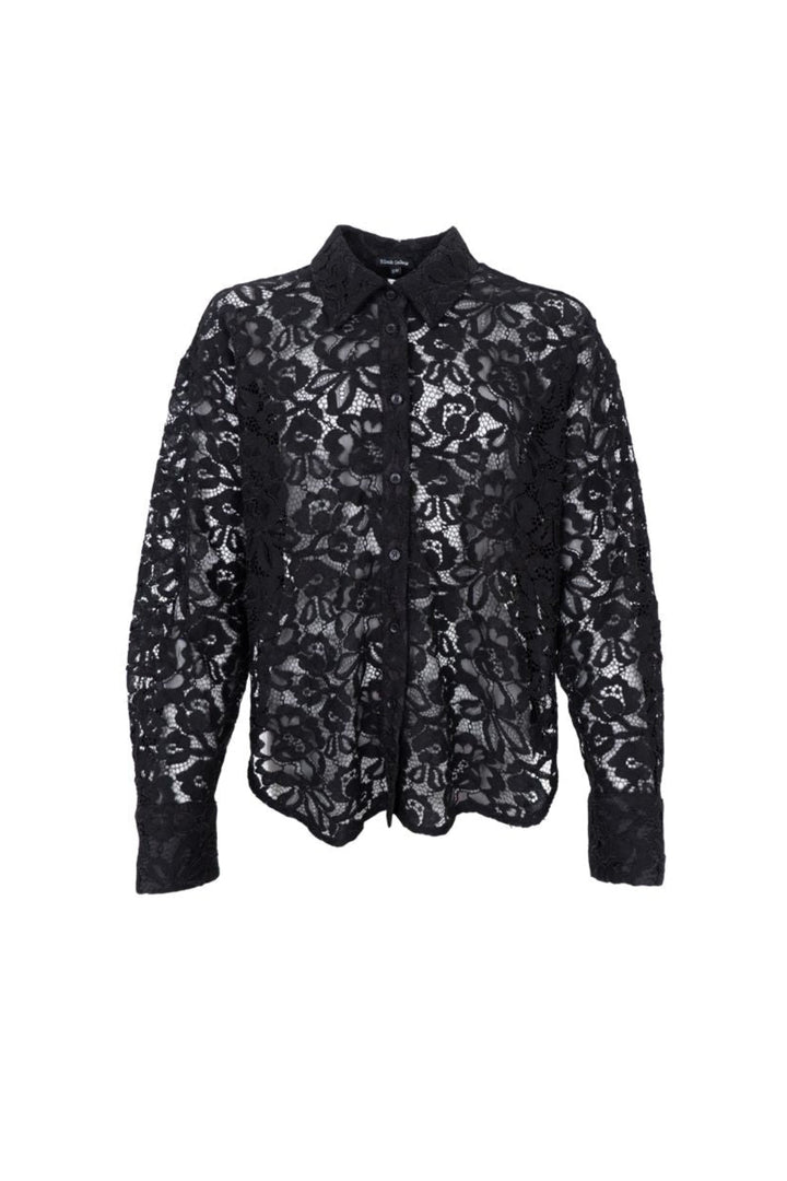 Black Colour - Bcbelicia Lace Shirt 41357 - Black
