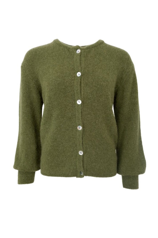 Black Colour - Bcbella Knit Cardigan 1205 - Moss Green Cardigans 