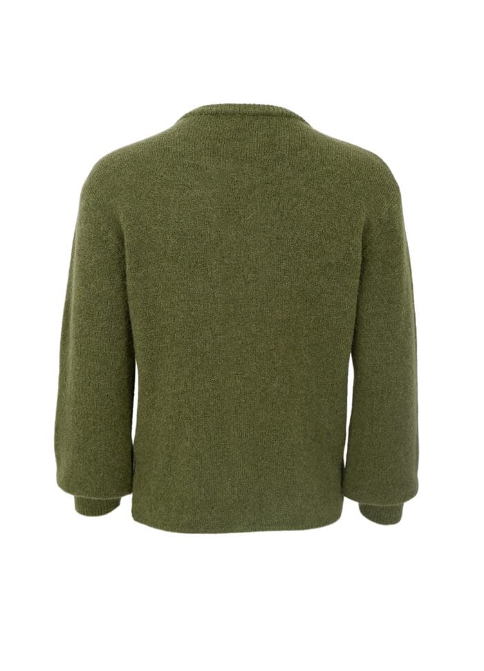 Black Colour - Bcbella Knit Cardigan 1205 - Moss Green Cardigans 