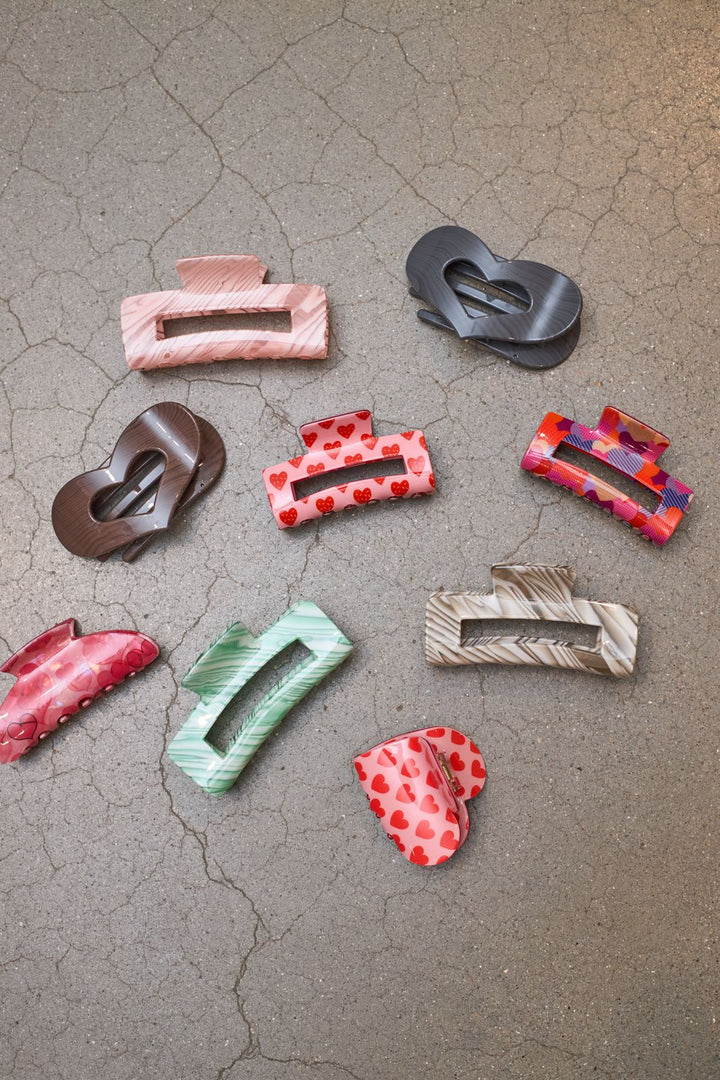 Black Colour - Bcberlin Hair Claw 6006 - Rose