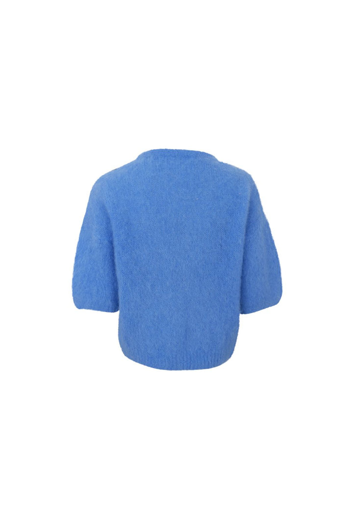 Black Colour - Bcbjoerk Knit Cardigan 1218 - Sky Blue