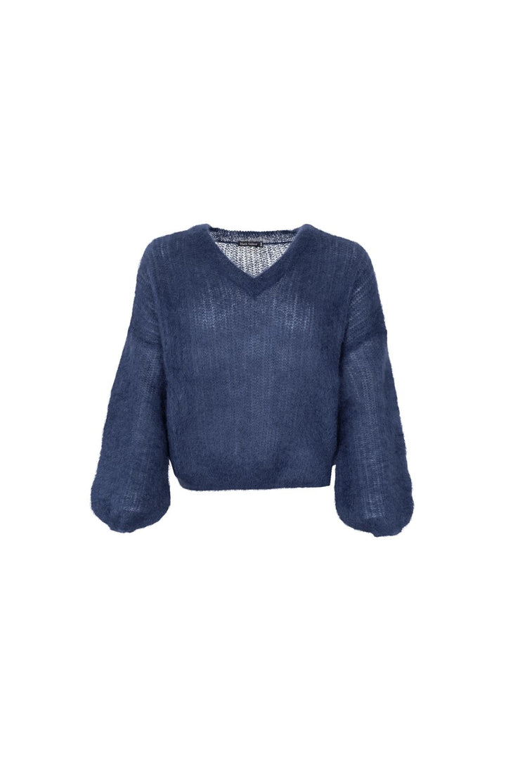Black Colour - Bcbjoerk Rib Jumper 1263 - Navy