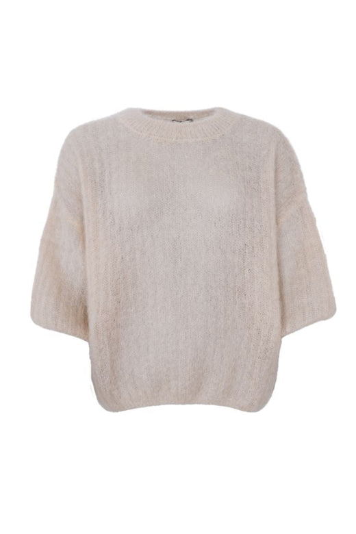 Black Colour - Bcbjoerk S/S Jumper 1260 - Latte