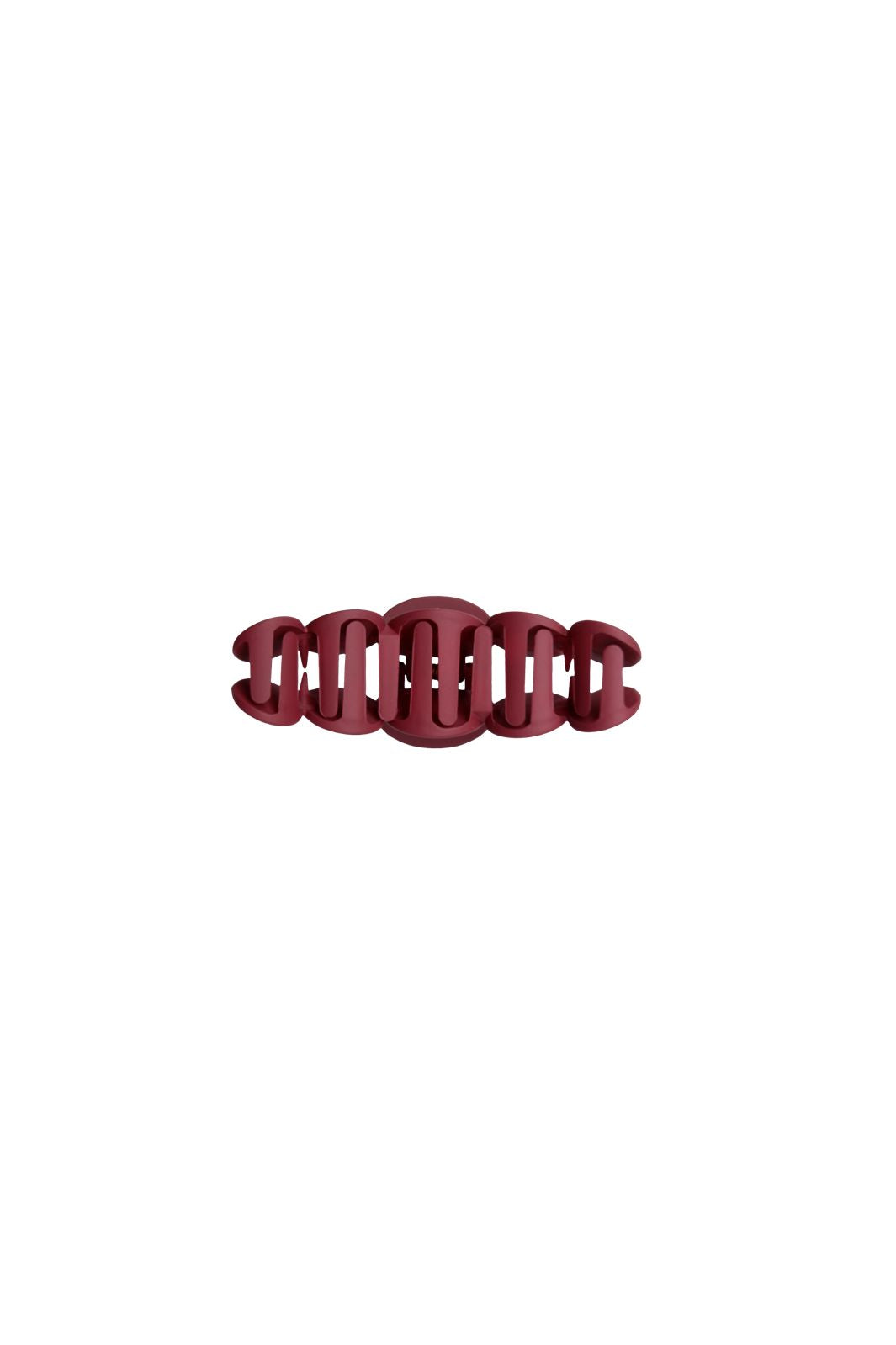 Black Colour - Bcbubble Matt Hair Claw 5979 - Wine