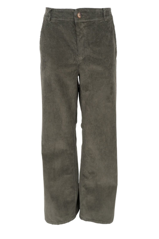 Black Colour - Bccora Corduroy Box Pant 40676 - Army