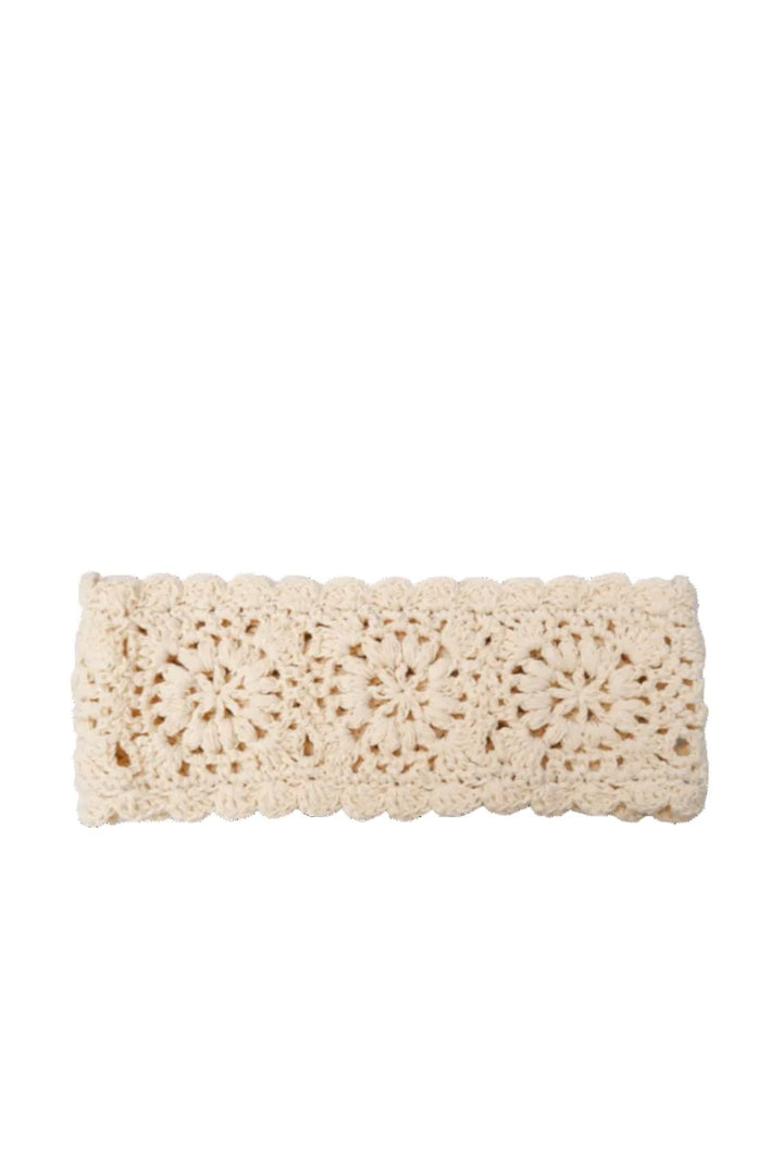 Black Colour - Bcdarla Chrochet Headband 2353 - Natural