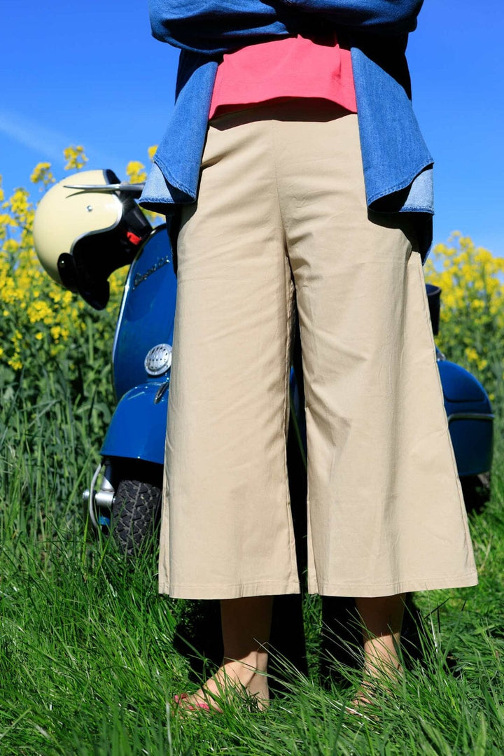 Black Colour - Bcdavina Culotte Pant 40912 - Sand