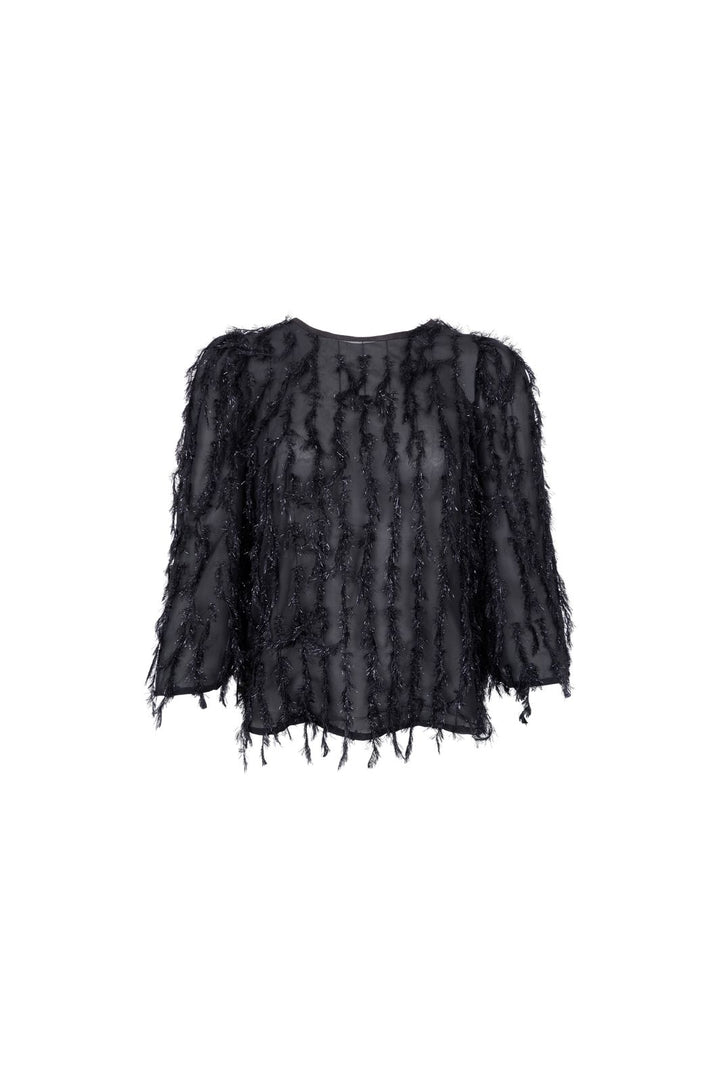 Black Colour - Bcdebra Blouse 41341 - Black