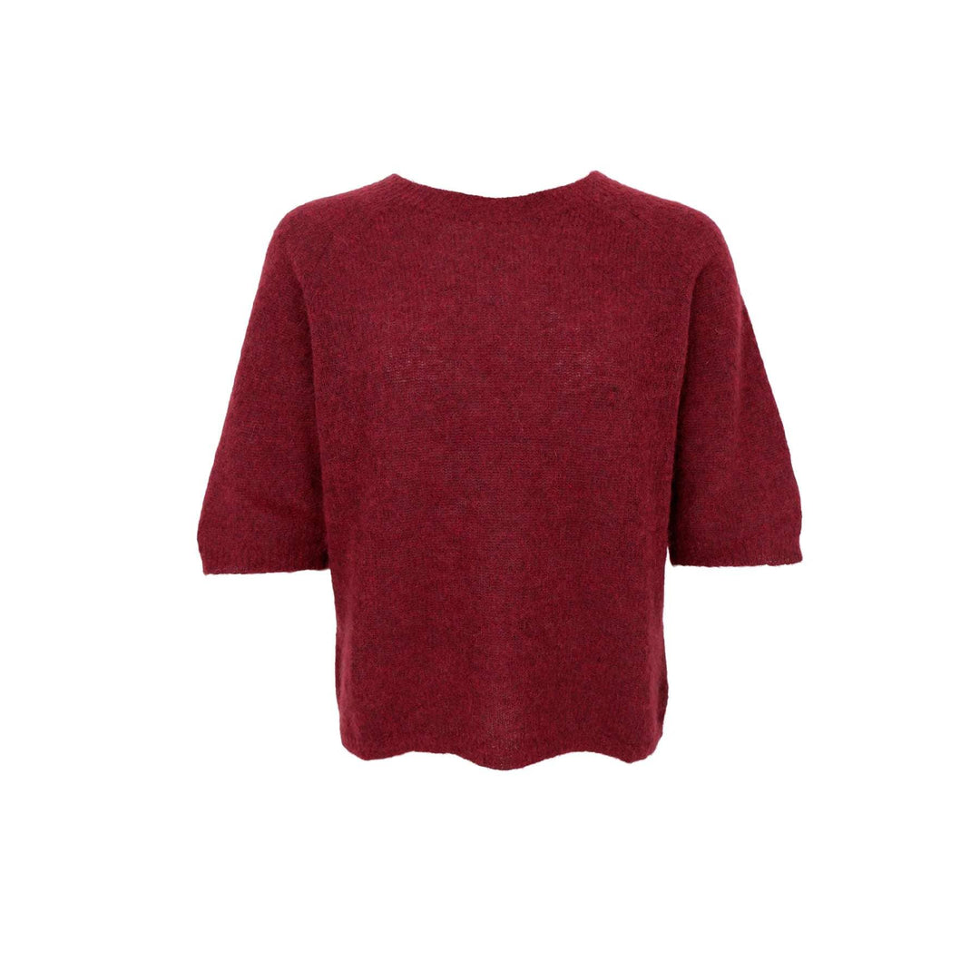 Black Colour - Bcdell Knit Jumper 1162 - Wine Strikbluser 