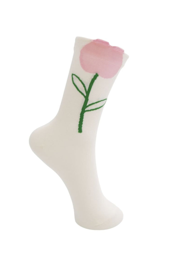 Black Colour - Bcelira Sock 8518 - Creme