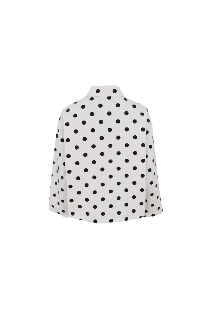 Black Colour - Bcellie Shirt Jacket 41101 - White Dot
