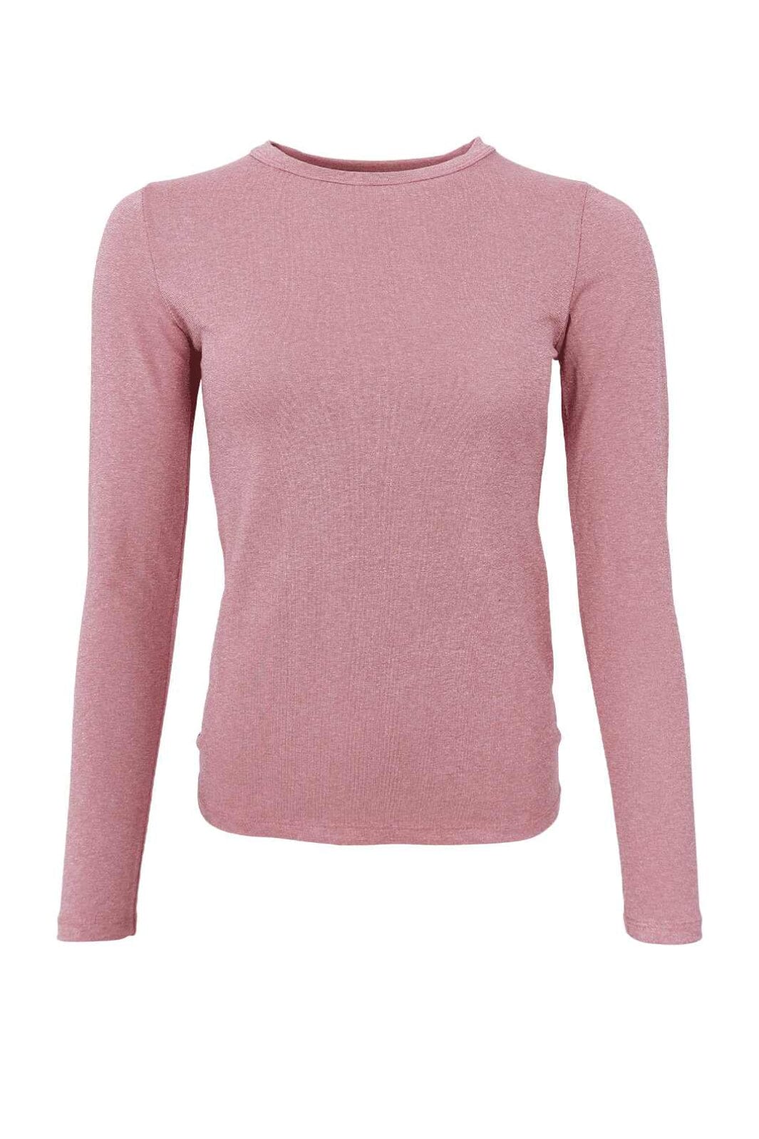 Black Colour - Bcfaye Lurex Blouse 3739 - Shirts - Rose Bluser 