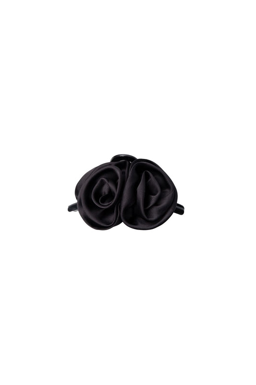 Black Colour - Bcfina Flower Hair Claw 6067 - Black