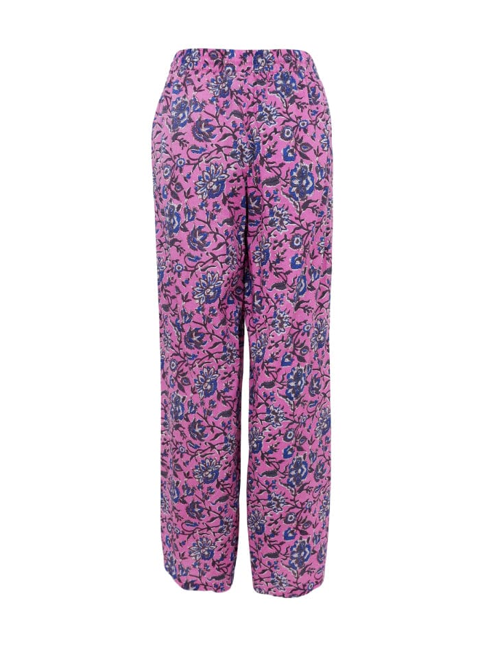 Black Colour - Bcflora Pants - Pink Paradise Bukser 