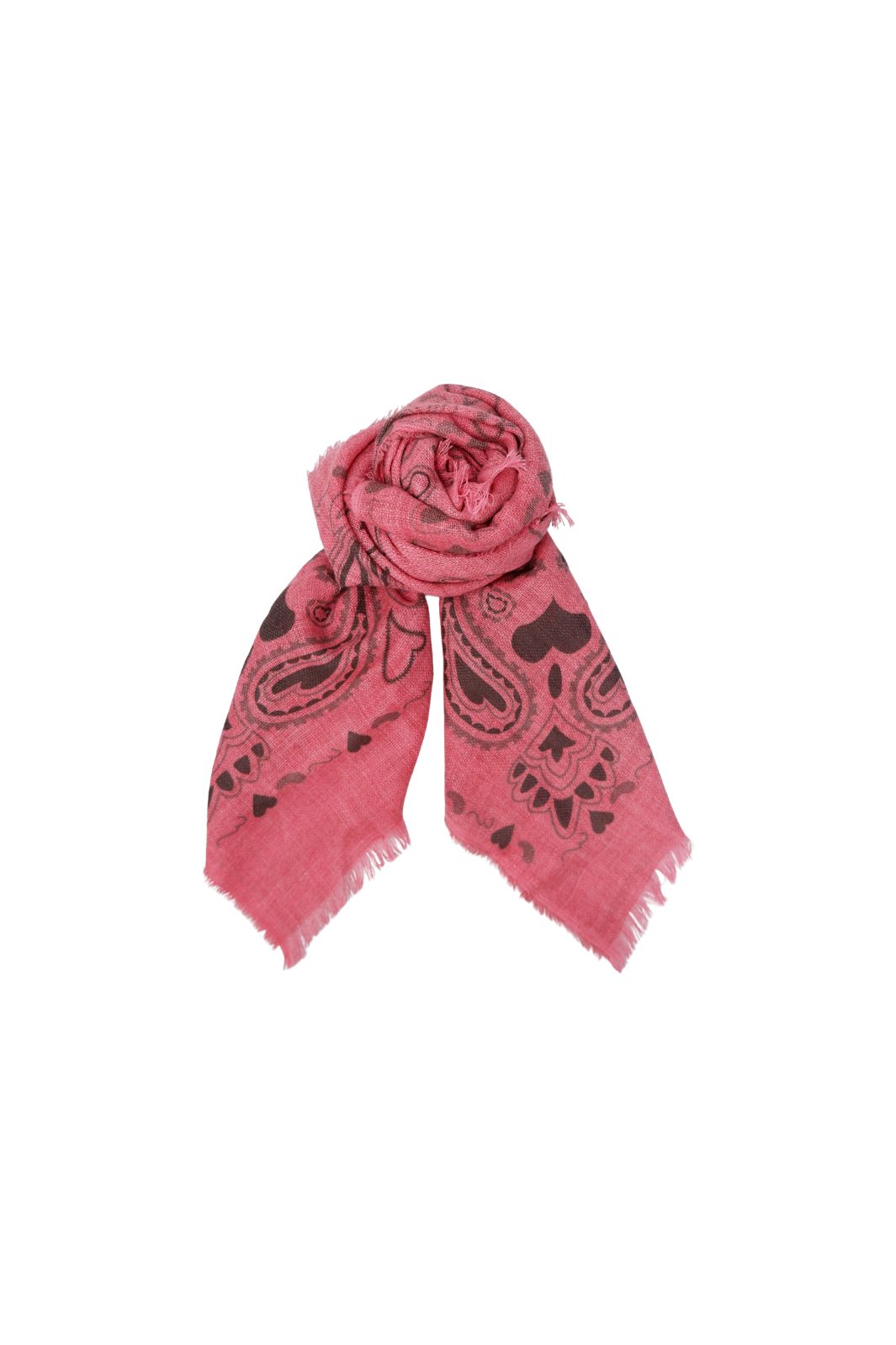 Black Colour - Bcflorina Scarf 208393 - Coral